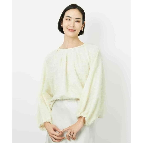 [セットアップ対応]袖ボリュームブラウス