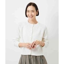 クルーネックカーディガン