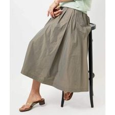 [セットアップ対応/コージーボトム]ライトギャザースカート