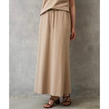 [セットアップ対応]ヴィンテージサテンフレアスカート