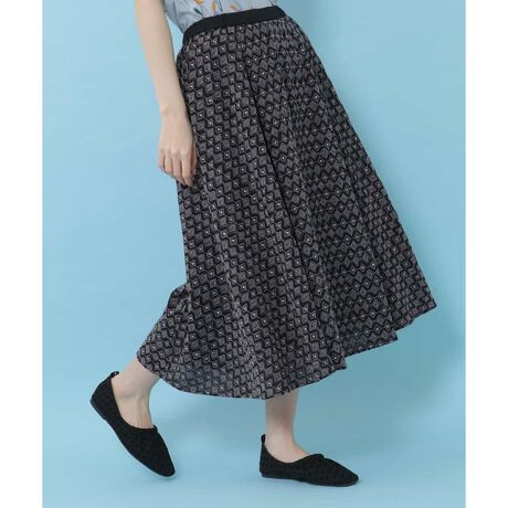 ｔｕｍｂｏｎａ 幾何学刺繍フレアスカート ホコモモラ Jocomomola ファッション通販 マルイウェブチャネル Cb002 086 47 01