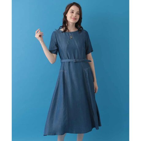 テンセルデニムワンピース ホコモモラ Jocomomola Gjejn300 ファッション通販 マルイウェブチャネル