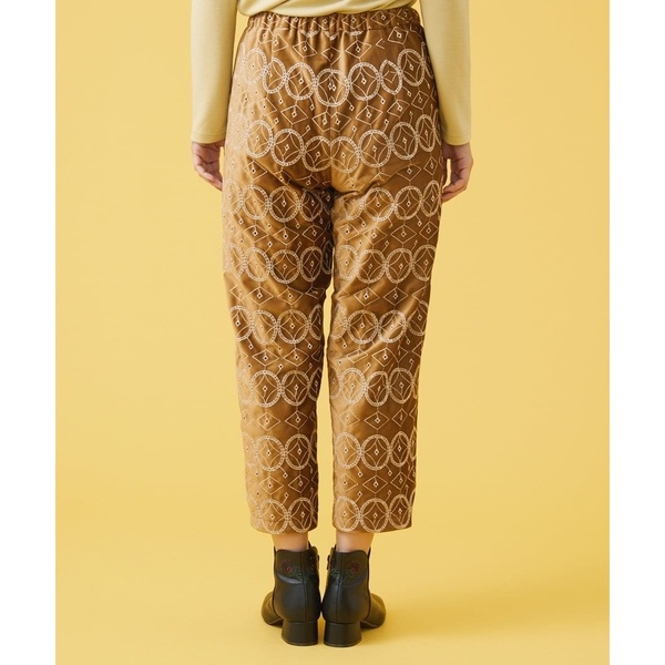 Apagon ベロア刺繍パンツ | ホコモモラ(JOCOMOMOLA) | ファッション