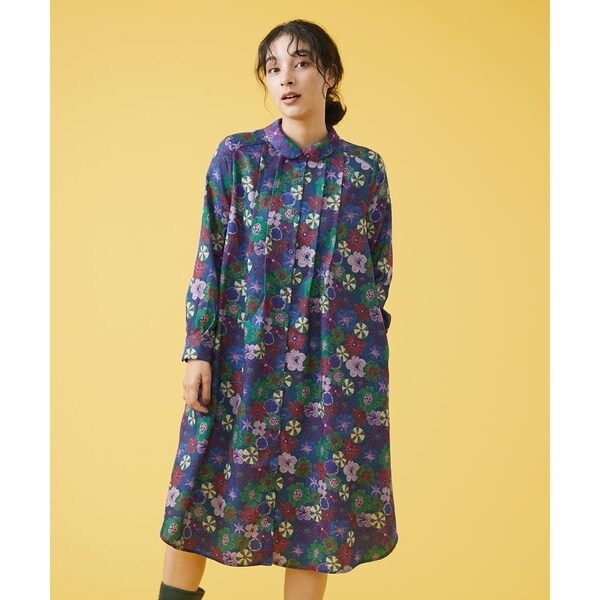 Me pica la nariz プリントワンピース | ホコモモラ(JOCOMOMOLA