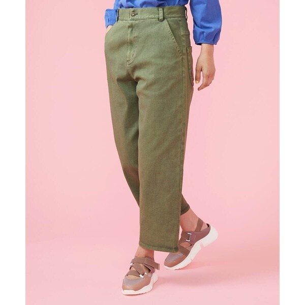 フラワー刺繍 カラーデニムパンツ | ホコモモラ(JOCOMOMOLA) | マルイ