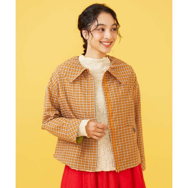 Marcar チェック ジップアップライトジャケット | ホコモモラ