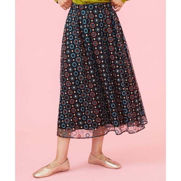 リングチュール総刺繍スカート | ホコモモラ(JOCOMOMOLA) | マルイ