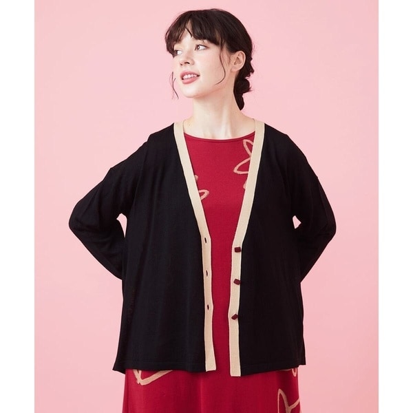 マリークワント　バイカラーセーラーカーディガン（ホワイト） MARY QUANT ONLINE SHOP｜マリークヮントオンラインショップ