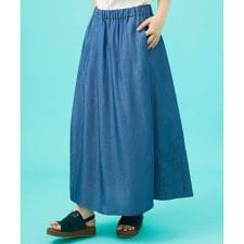 Flor pintada テンセルデニムスカート