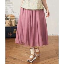 Pleats スパンローンプリーツパンツ