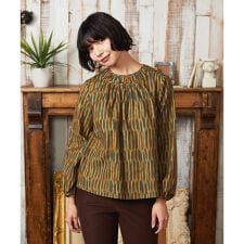 Calle del los Libreros ストライプブラウス