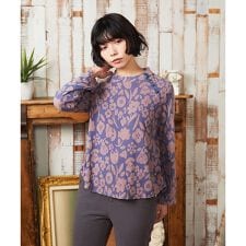 Paseo de las flores フラワージャカードカットソー