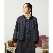 Escudos 幾何調総刺繍ブラウス［オケージョン/セレモニー］