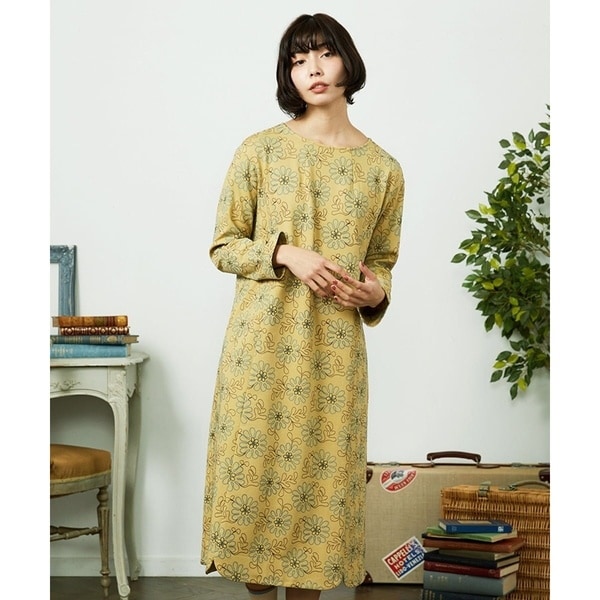 Trianglo ジャカードシャツワンピース | ホコモモラ(JOCOMOMOLA