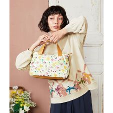 【2WAY】フラワープリントトートバッグ