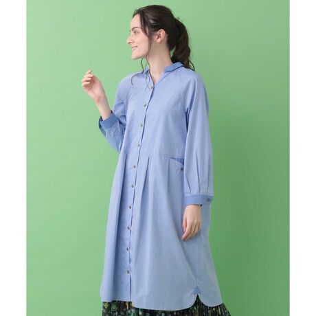 バイカラ シャンブレーワンピース ホコモモラ Jocomomola Gjegj ファッション通販 マルイウェブチャネル