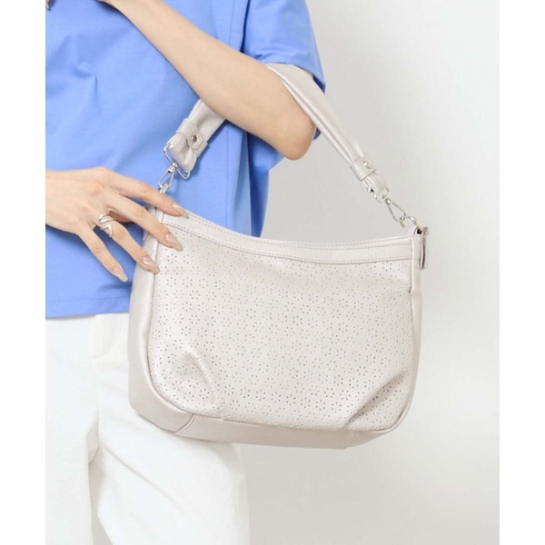 2WAY]パンチングデザインショルダーバッグ | MK ミッシェルクラン バッグ(MK MICHEL KLEIN BAG) | マルイウェブチャネル