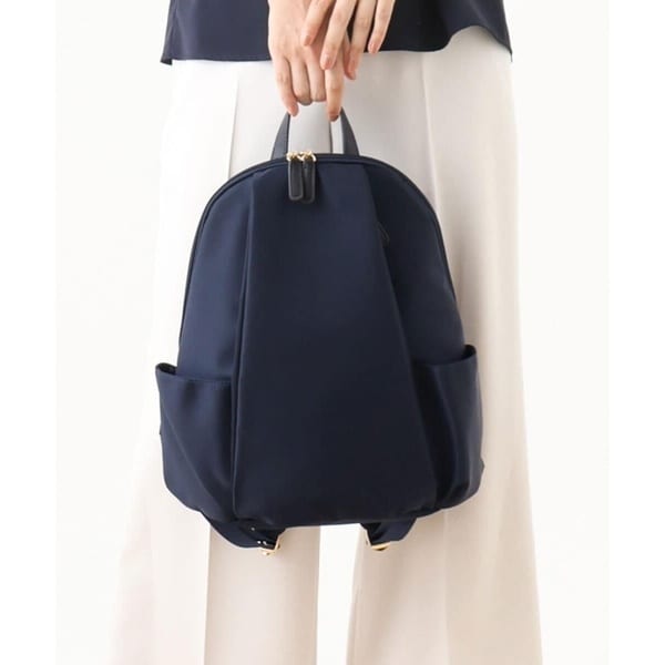 良品 マリークワント ナイロン リュック バックパック ナイロン 2WAY 黒 希少 】MARY QUANT マリークワント 2way ナイロン リュック 黒