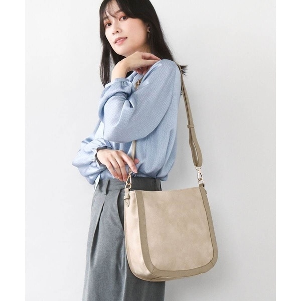 [2WAY]ラウンドワンハンドルバッグ