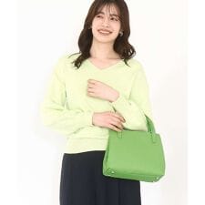 [2WAY]スクエアコンパクトトートバッグ