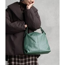 MK ミッシェルクラン バッグ(MK MICHEL KLEIN BAG)の台形カウレザートートバッグ
