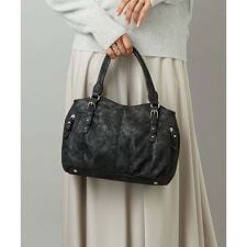MK ミッシェルクラン バッグ(MK MICHEL KLEIN BAG)の[2WAY]シャイニーカラーベルトデザインラウンドトートバッグ
