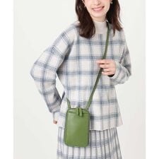 [軽量]牛革ショルダーウォレットバッグ