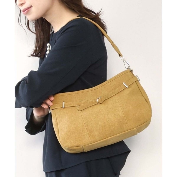 [2WAY]ベルトデザインワンハンドルバッグ