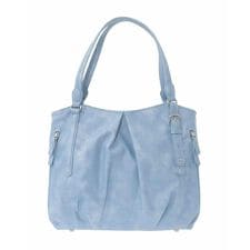 [2WAY]合成皮革タックデザイントートバッグ