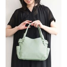 [2WAY]サイドポケットデザイントートバッグ