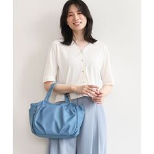 [2WAY/撥水]多機能ポケットタックデザイントートバッグ