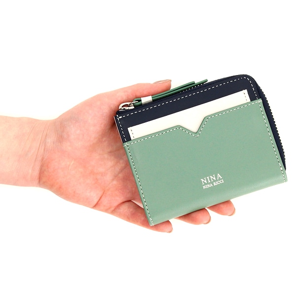 TREASURE TOPKAPI】シュリンクレザー Lファスナー ミニ 財布