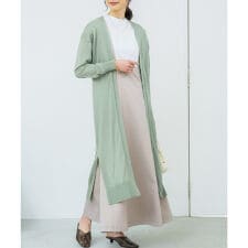 ロングニットカーディガン