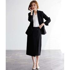 【２点】洗えるデザインスカートスーツ