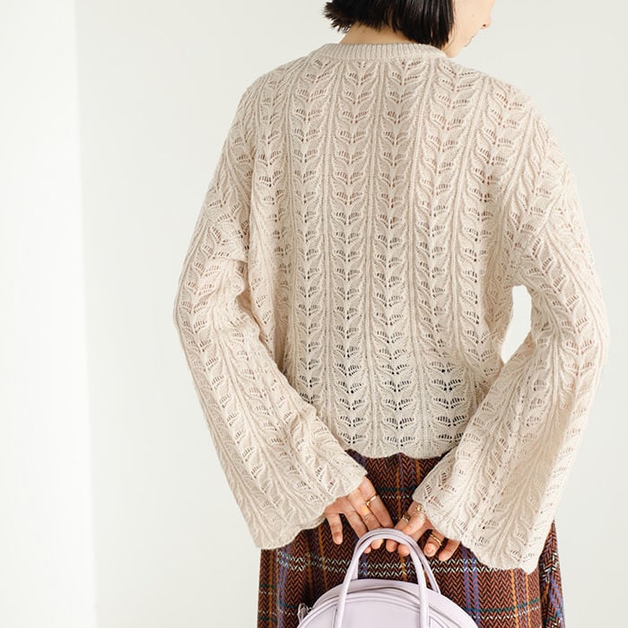 SET2点 クロシェ風ニットプルオーバー SET2点 クロシェ風ニットプルオーバー｜ファッション通販の