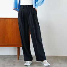 ハイウエストスラックスパンツ