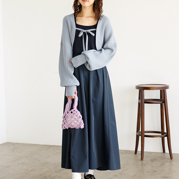 ジーラ バイ リュリュ（GeeRA）/ニットボレロ＆ドッキングワンピースセット ニットボレロ＆ドッキングワンピースセット | ジーラ バイ リュリュ