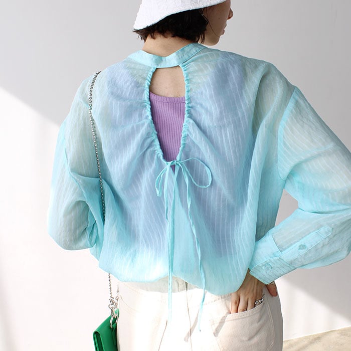 BY シアーVネックシャツ ◇ | ビューティー＆ユース ユナイテッド