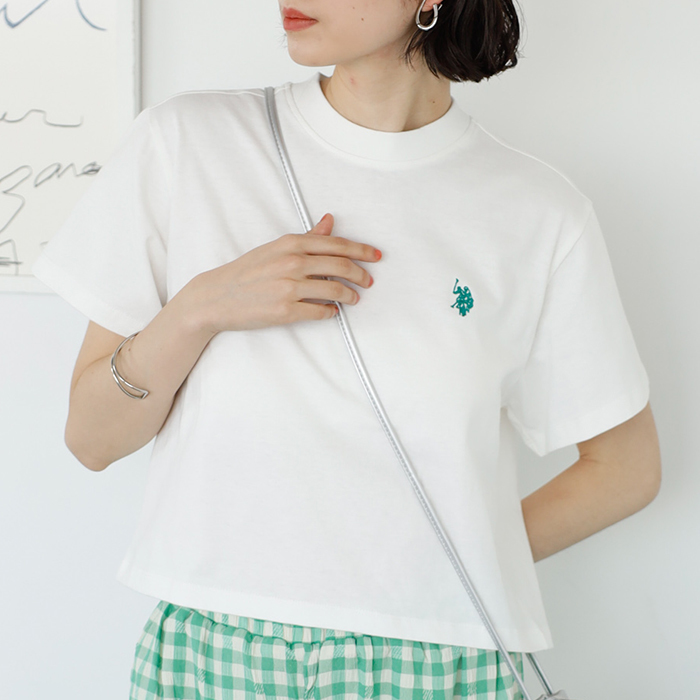 ＵＳ ＰＯＬＯ ＡＳＳＮ】ショート丈Ｔシャツ | ジーラ バイ リュリュ