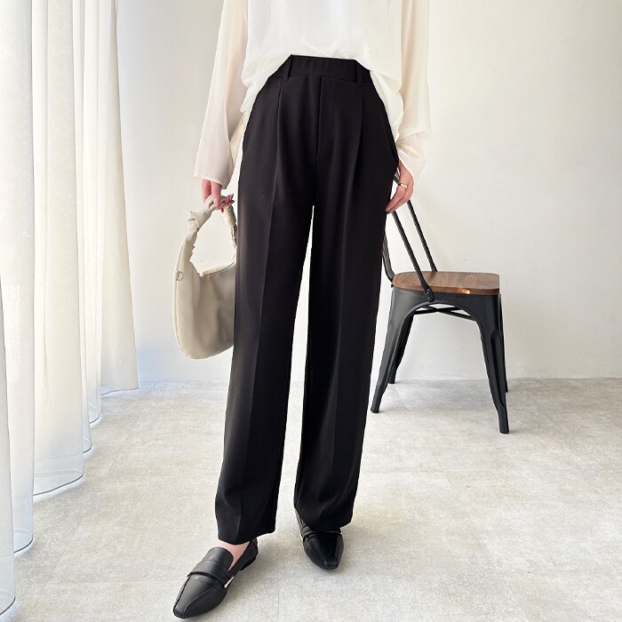 美脚魅せタックワイドスラックスパンツ | ジーラ バイ リュリュ(GeeRA
