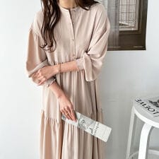 前後２ＷＡＹティアードシャツワンピース