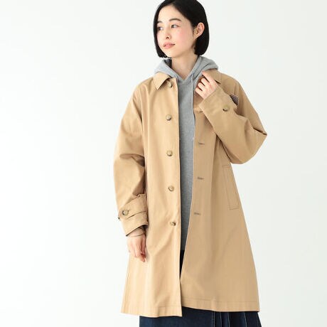 BEAMS BOY コート BEAMS BOY メルトン ロング ダッフルコート BLUE 