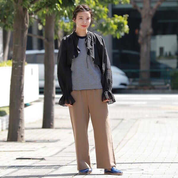週末限定値下げ。beams boyコットンリネンギャザーボレロ