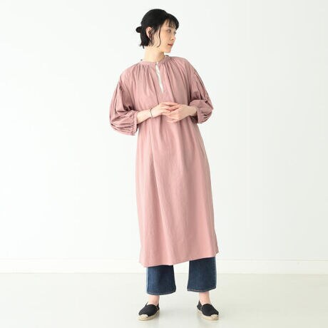 Beams Boy リネン ビスコース ギャザー 7分袖 ワンピース ビームス ボーイ Beams Boy ファッション通販 マルイウェブチャネル Cb001 391 09 01