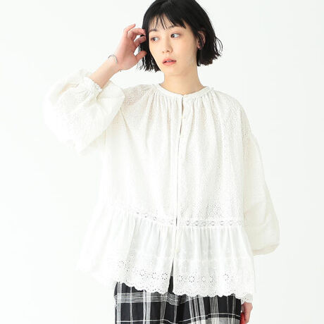 BEAMS BOY ／ カットワーク ロングスリーブ スモック | マルイ 