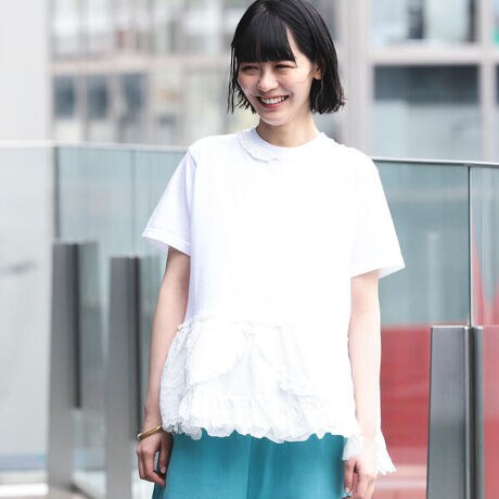 TORI－TO × BEAMS BOY ／ レース ティアード ショート 