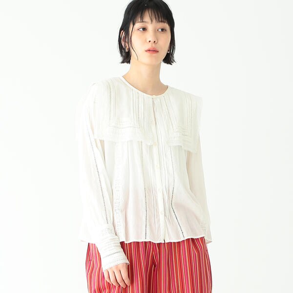 BEAMSBOY ヴィンテージ レース デタッチカラー シャツ BEAMS BOY ／ ヴィンテージ レース デタッチカラー シャツ