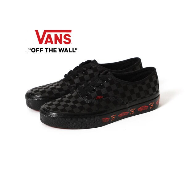 28 ☆未使用☆ VANS × BEAMS BOY ブラック チェッカー