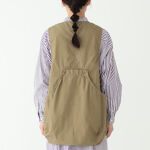 BEAMS BOY ／ コットン ウェザークロス ハンティングベスト  