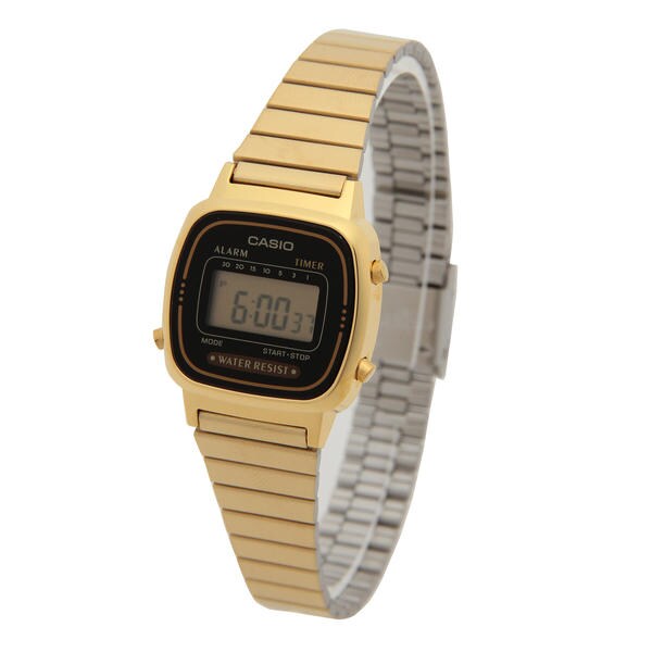 カシオ　CASIO クオーツ　スクエア　ゴールドカラーコンビ　アクセサリー カシオ CASIO クオーツ スクエア ゴールドカラーコンビ